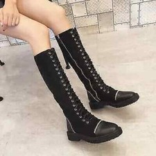 Bottes Bikers Noir Confortable