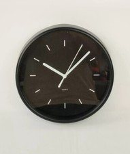 Horloge Murale Noir A Quartz Fonctionnelle 19 Cm De Diamètre 