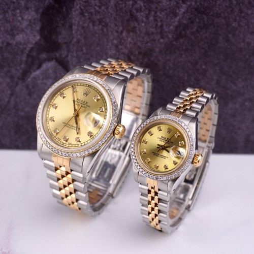Rolex set datejust - datejust, 18k