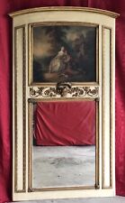 TRUMEAU / MIROIR STYLE LOUIS XVI SCÈNE GALANTE LIVRAISON POSSIBLE