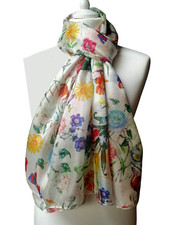 Foulard 100 % voile de soie