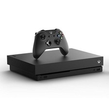 Console Microsoft Xbox One X 1to Noire avec une manette