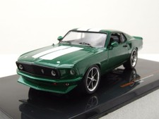 Ford MUSTANG Fastback 1969 Vert Métallique Maquette de Voiture 1:43 ixo models