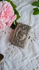 ANCIEN ETUI PORTE CIGARETTE 1900 EN  METAL  ARGENT