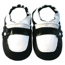 Chaussons en cuir souple