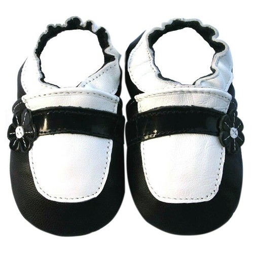 Chaussons cuir souple - chaussons, en