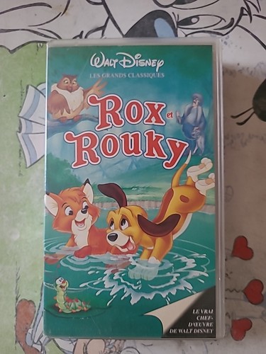 Vhs walt disney rox - rox, rouky