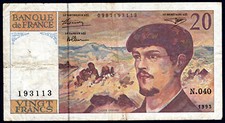 Billet 20 Francs (Debussy)