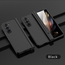 Coque Etui Antichoc Pour Samsung Galaxy Z Fold5 Fold4 3 Fente Stylo Verre Trempé