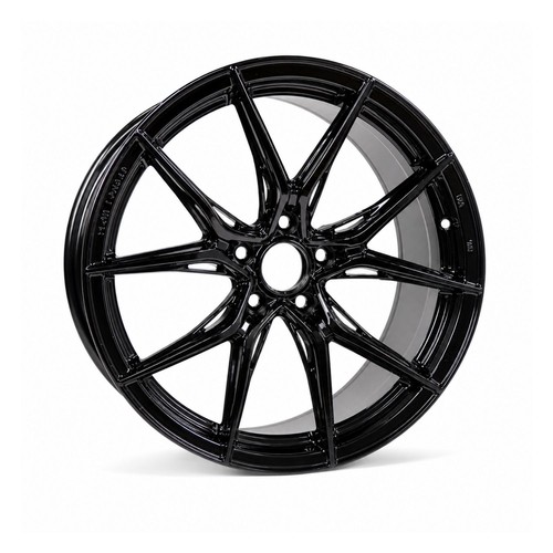 One inch black alloy wheel - one, 20