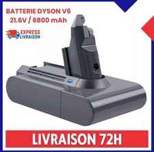 Batterie 4000mAh pour Aspirateur Dyson V6 DC58 DC59 DC61 DC62 DC72 DC74 21.6V
