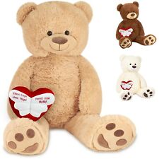 BRUBAKER Peluche Géante XXL Ours Nounours et Cœur en Allemagne pour Mères Mamans
