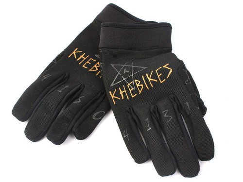 Gants bmx khe 4130 noir - m,