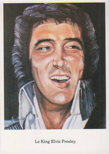 Carte postale elvis - carte, *elvis