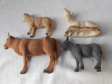 4 Anciens santons crèche