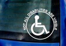 200mm Pas Tout Disabilities Are Visible Handicapé Voiture Autocollant