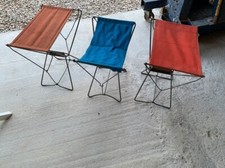 Lot de 3 Tabourets Deco pliant