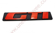 LOGO " GTI " POUR PEUGEOT 205 GTI MONOGRAMME ROUGE