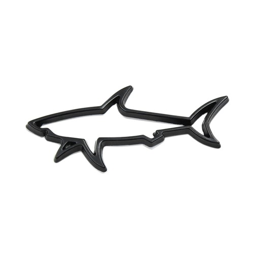 Motif requin noir autocollant - requin,