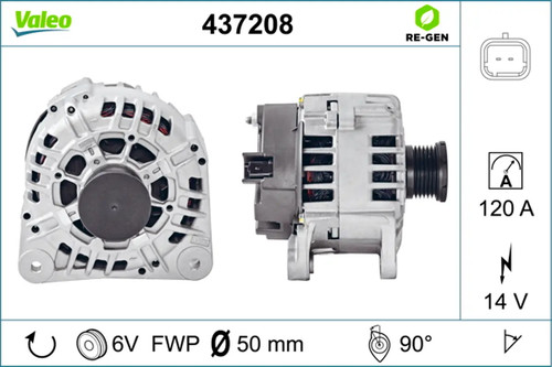 Alternateur valeo 437208 - valeo,