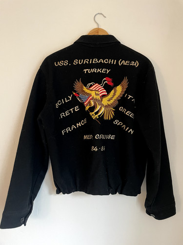 Vintage 1980s black wool - vintage,