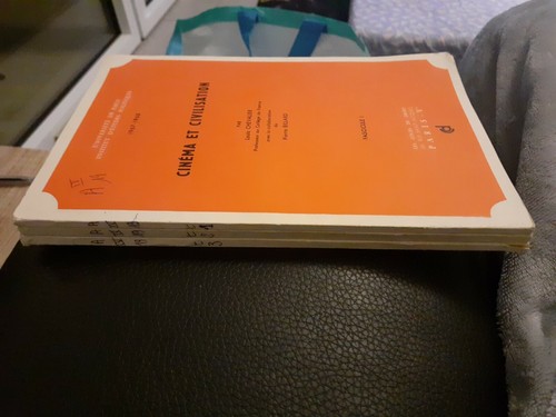 Cinema civilisation tome - cinema,