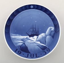Royal Copenhagen, assiette de Noël de 1939