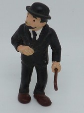 ANCIENNE FIGURINE PVC TINTIN BULLY* DUPONT AVEC CANNE