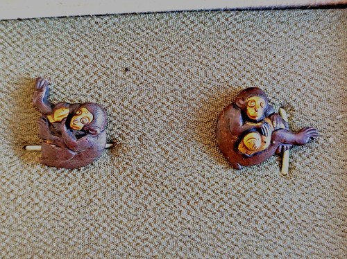 Menuki monkei période - menuki,