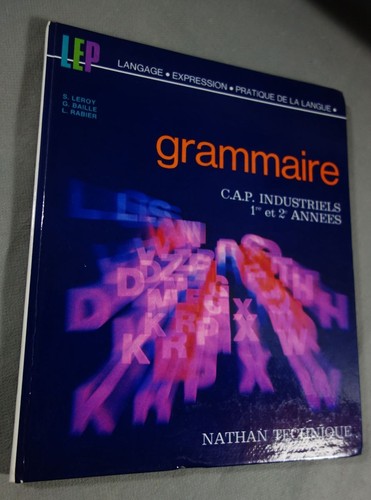 Grammaire p industriels - c.a.p.,