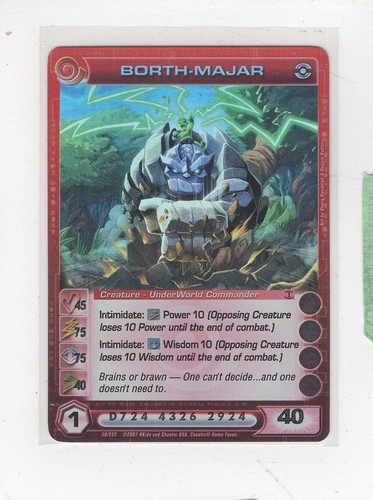 Chaotic underworld borth majar - underworld,