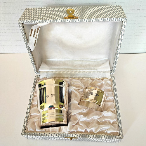 Coffret vintage timbale - , rond