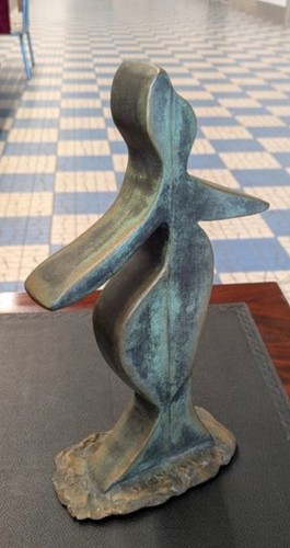 Sculpture bronze moderne