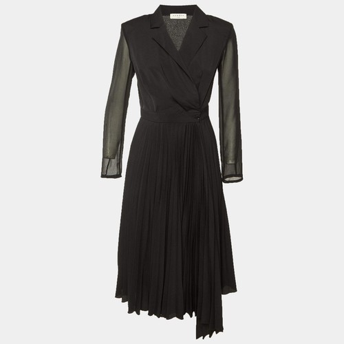 Robe midi sandro noire - sandro,