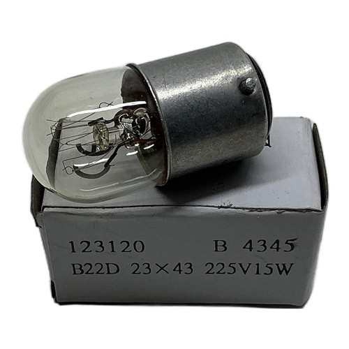 B22d 123120 23x43 225v 15w - 225v,