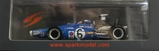 SPARK 1/43 S7185 Matra Sports MS11 #6 5th Italian GP 1968 Jean-Pierre Beltoise