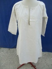 Chemise ancienne N°245 femme homme grand mère lin chanvre nuit robe bon état