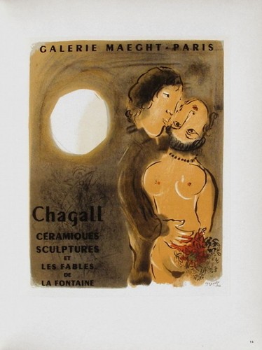 Marc chagall affiche 1952 - chagall, af
