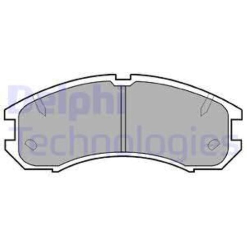 Delphi plaquettes frein - delphi,