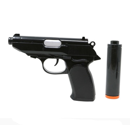 Pistolet jouet silencieux 25cm - pistolet,