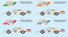 Décal Porsche 908 LH Le Mans