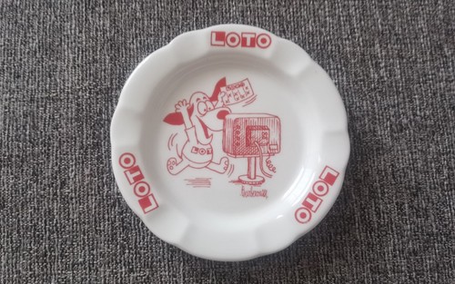 Loto publicité cendrier - publicité,