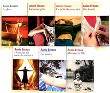 7 romans ANNIE ERNAUX livre lot roman poche Nobel