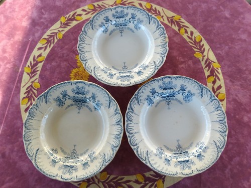 Assiettes creuses terre de - assiettes,