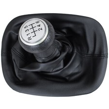 POMMEAU LEVIER VITESSE SOUFFLET CHROME SILVER 6V POUR VW PASSAT B5 96-00 