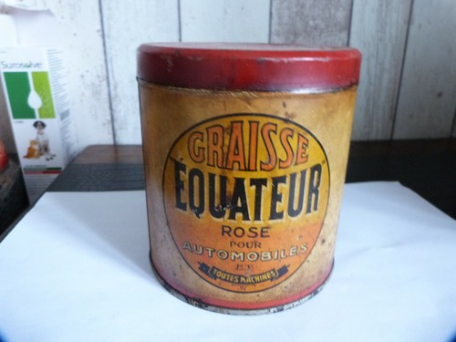 Ancien bidon pot graisse - bidon, de