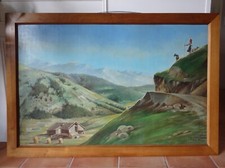 Lisnevsky Nick Ancien tableau montagne 1947