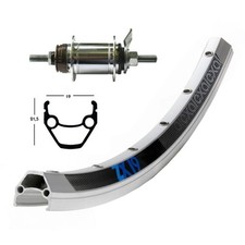 Roue arrière 36 trous frein