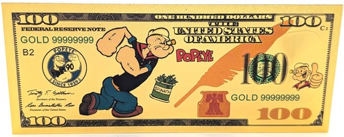 Popeye marin 100 dollars - le,