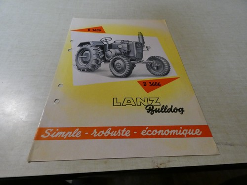 Prospectus brochure tracteur - brochure,